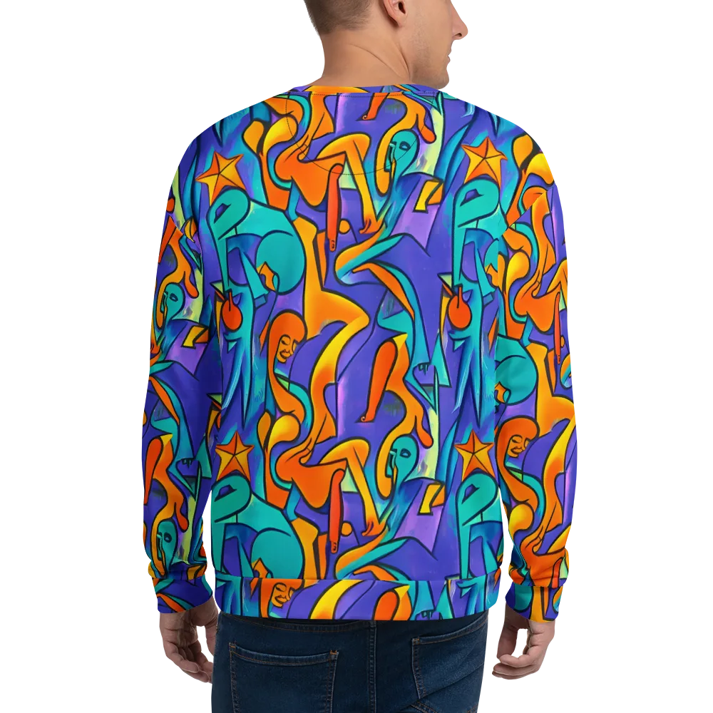 Surreal Movements on Sweatshirt — Back
