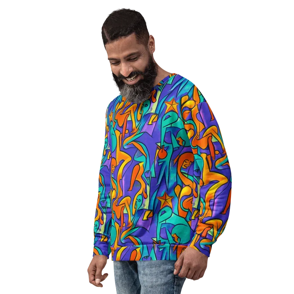 Surreal Movements on Sweatshirt — Left Front