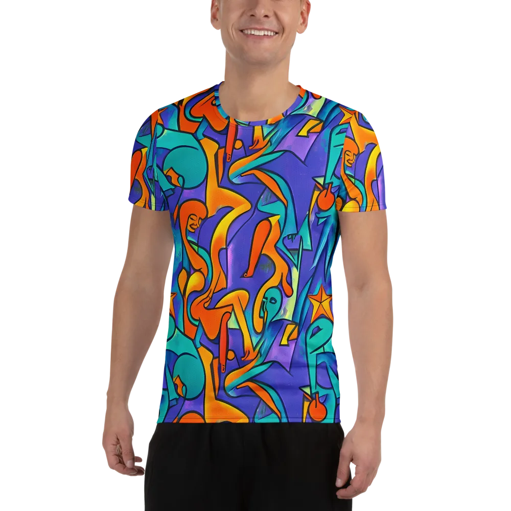 Surreal Movements on Men's Athletic T-Shirt — Front