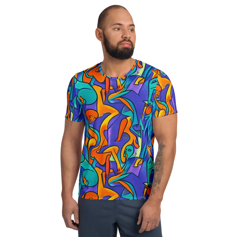 Surreal Movements on Men's Athletic T-Shirt — Front