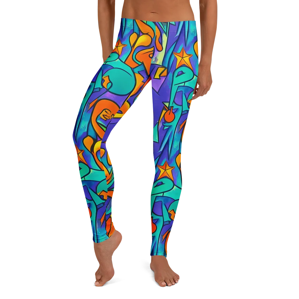Surreal Movements on Leggings — Front