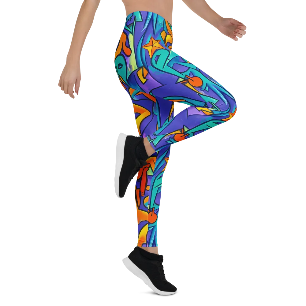 Surreal Movements on Leggings — Right