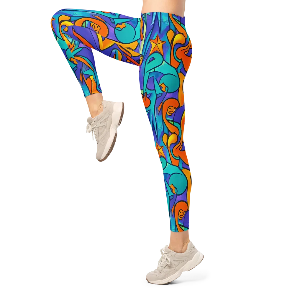 Surreal Movements on Leggings — Left