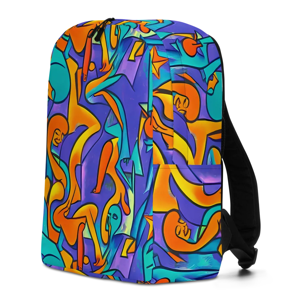 Surreal Movements on Minimalist Backpack — Left
