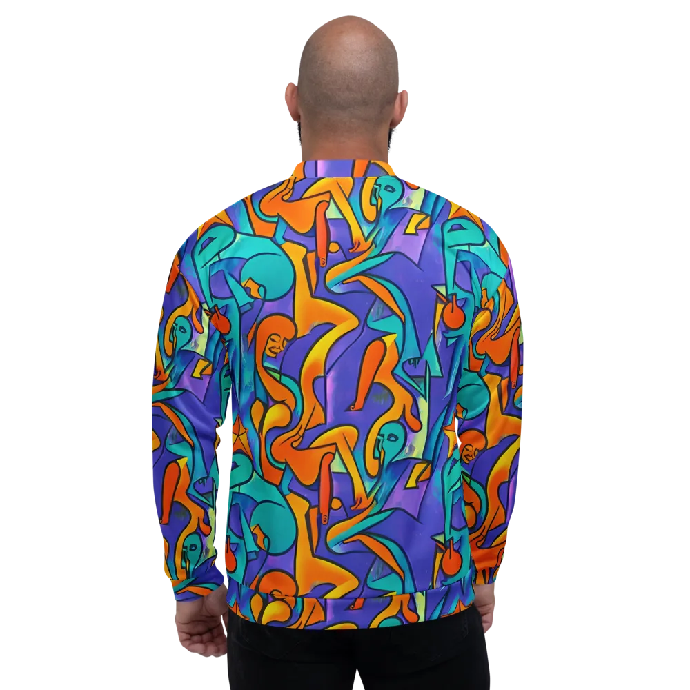 Surreal Movements on Bomber Jacket — Back