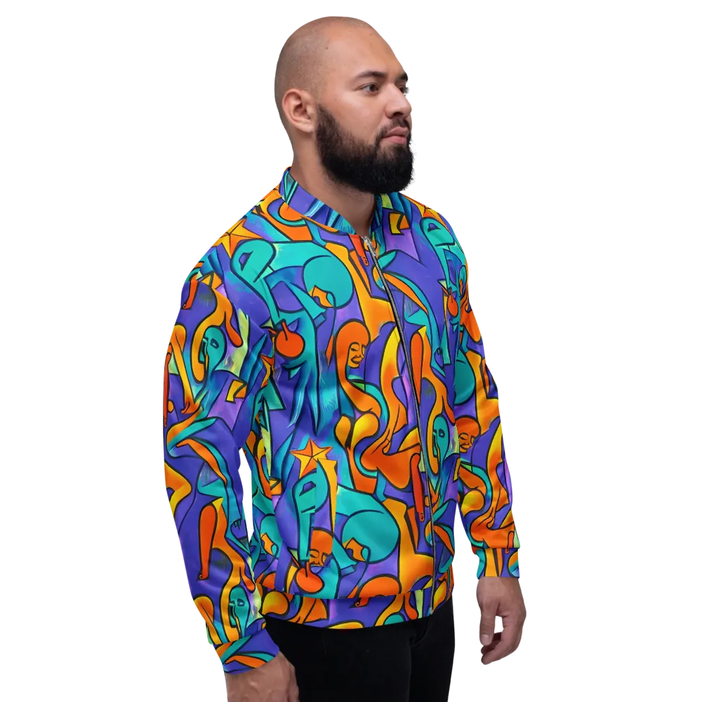 Surreal Movements on Bomber Jacket — Right
