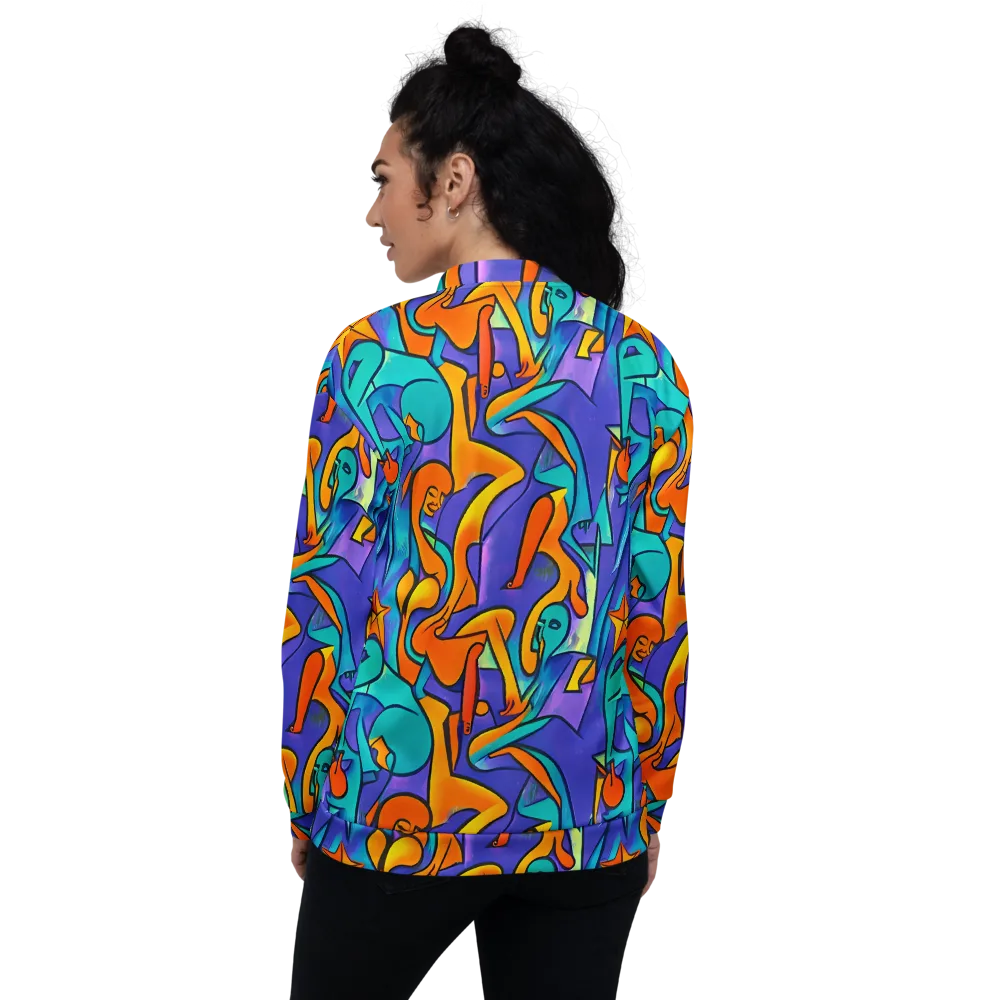 Surreal Movements on Bomber Jacket — Back