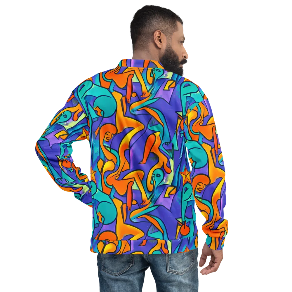 Surreal Movements on Bomber Jacket — Back