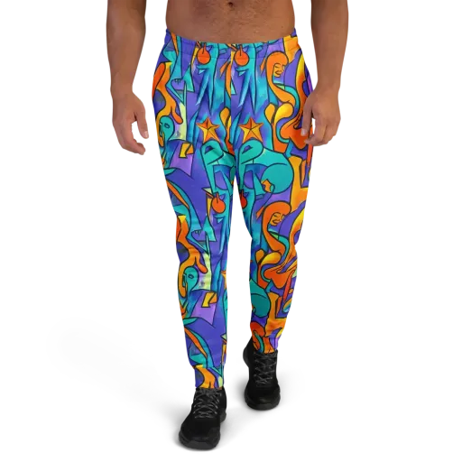Surreal Movements on a Men's Joggers