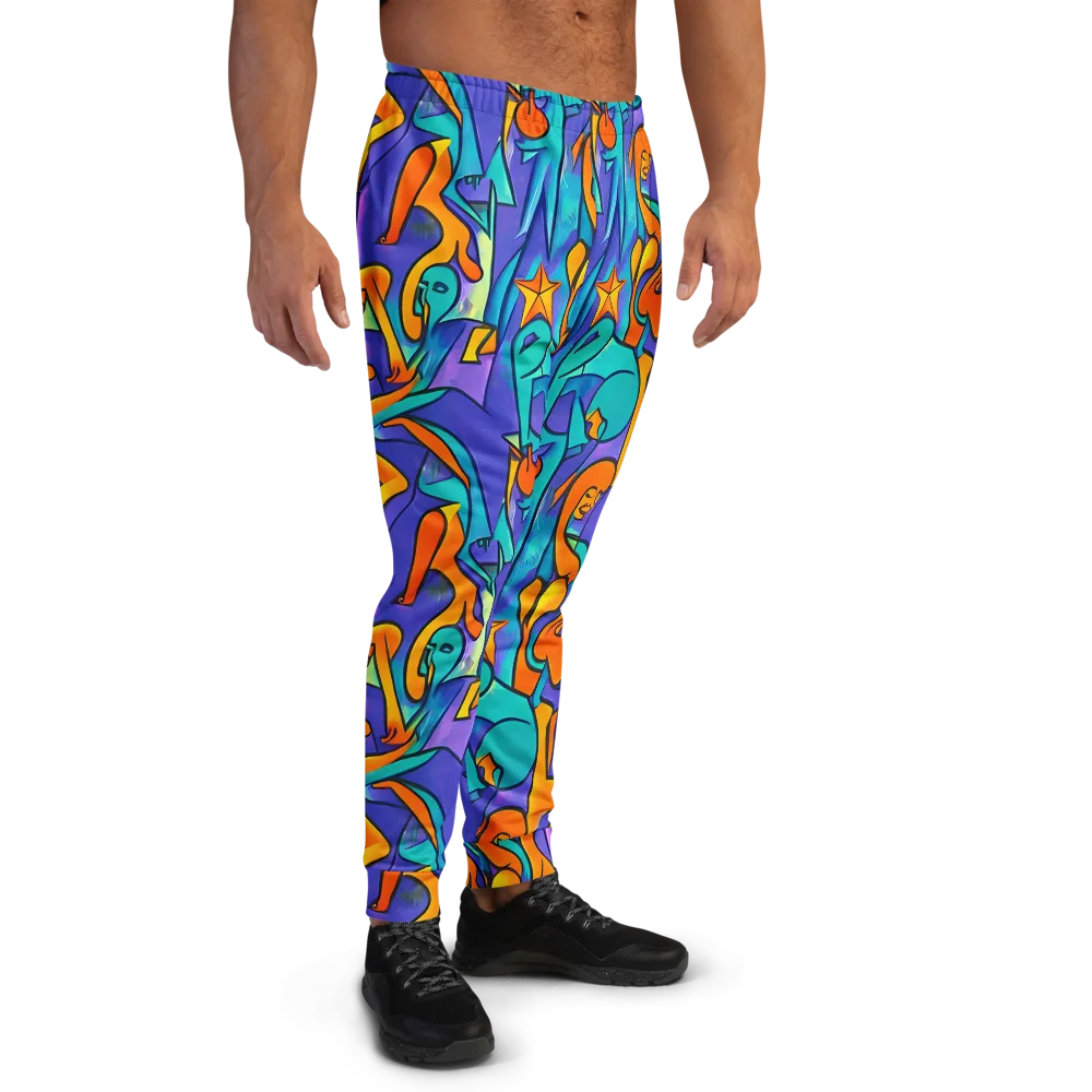 Surreal Movements on Men's Joggers — Right
