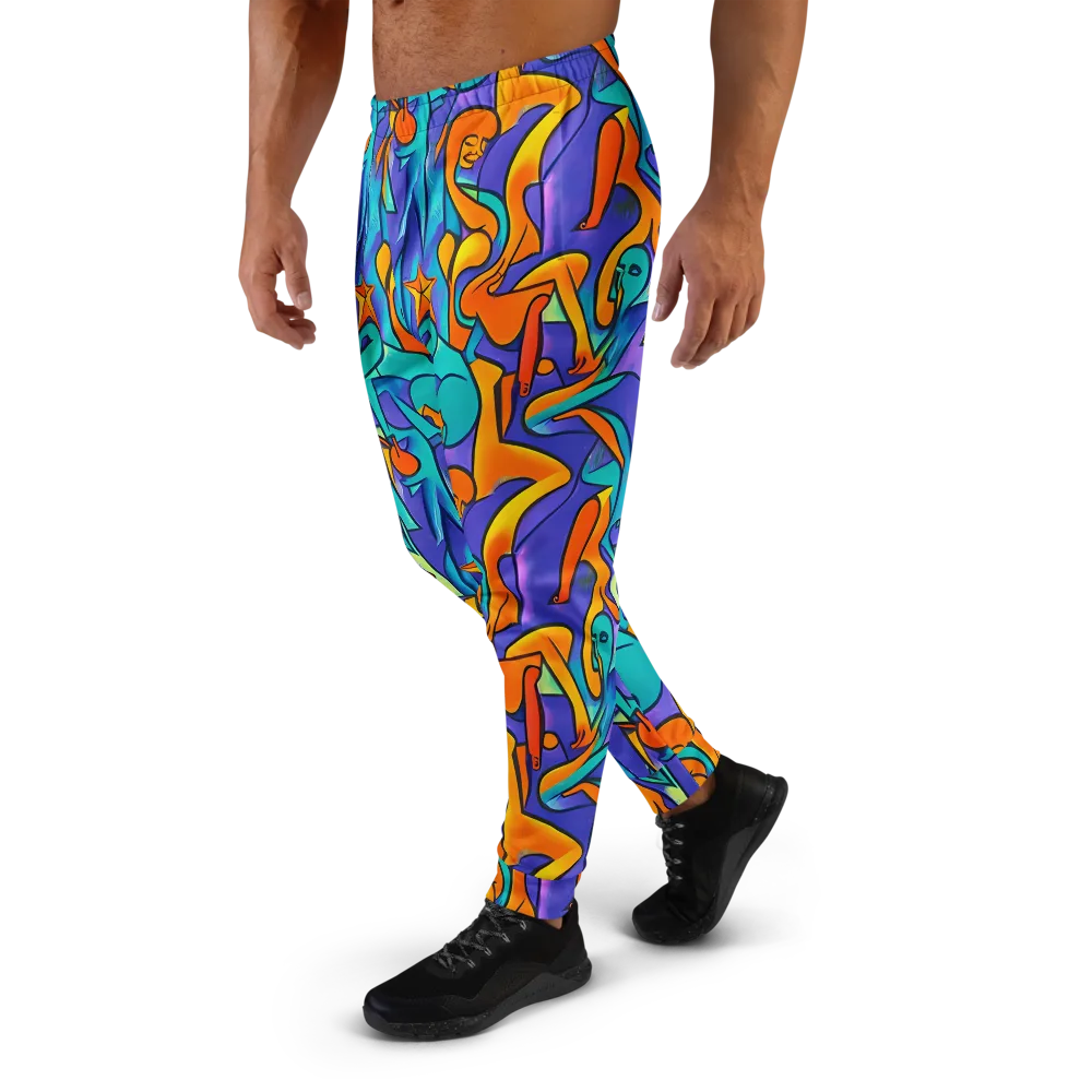 Surreal Movements on Men's Joggers — Left