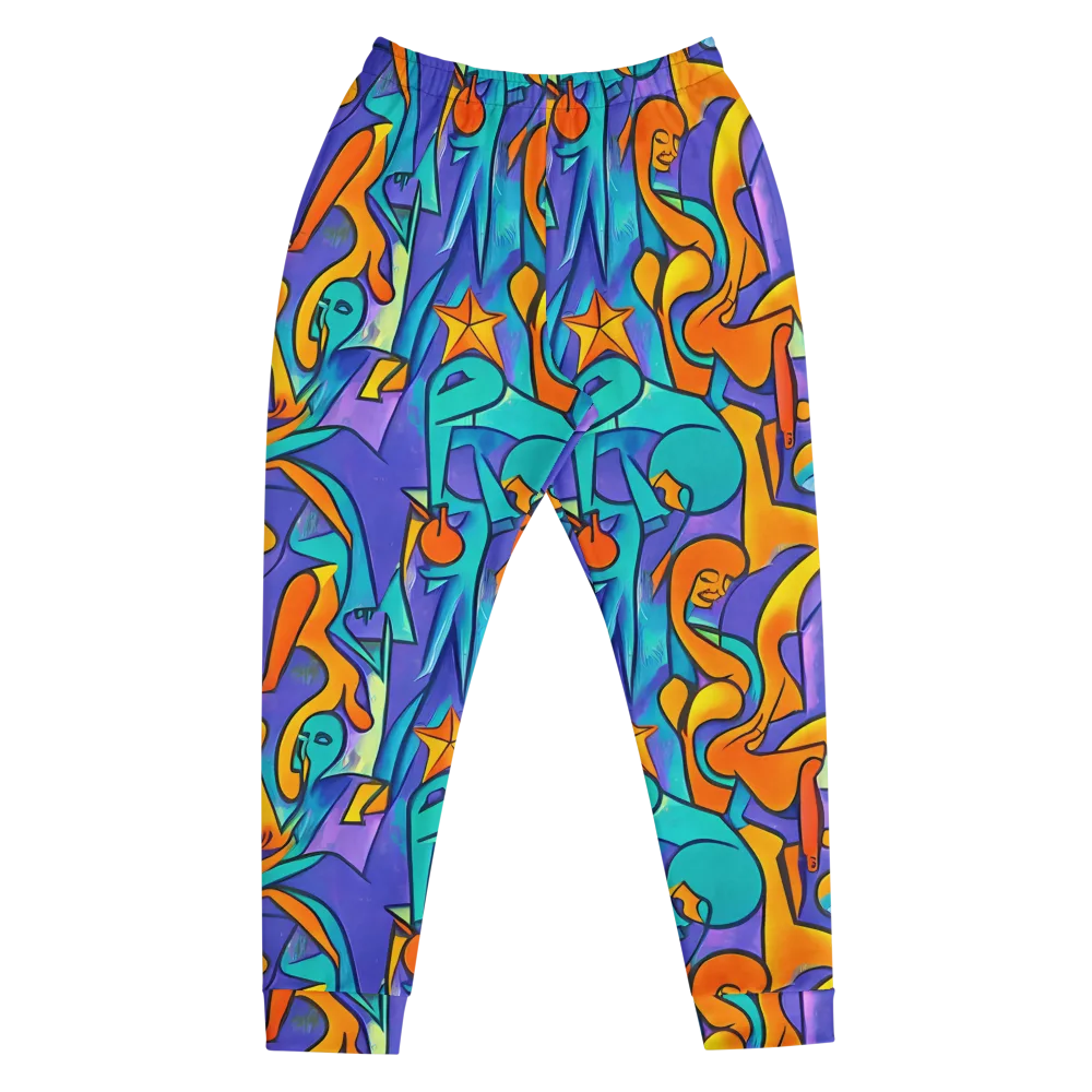 Surreal Movements on Men's Joggers — Front