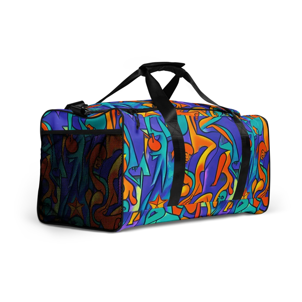 Surreal Movements on Duffle Bag — Right Front