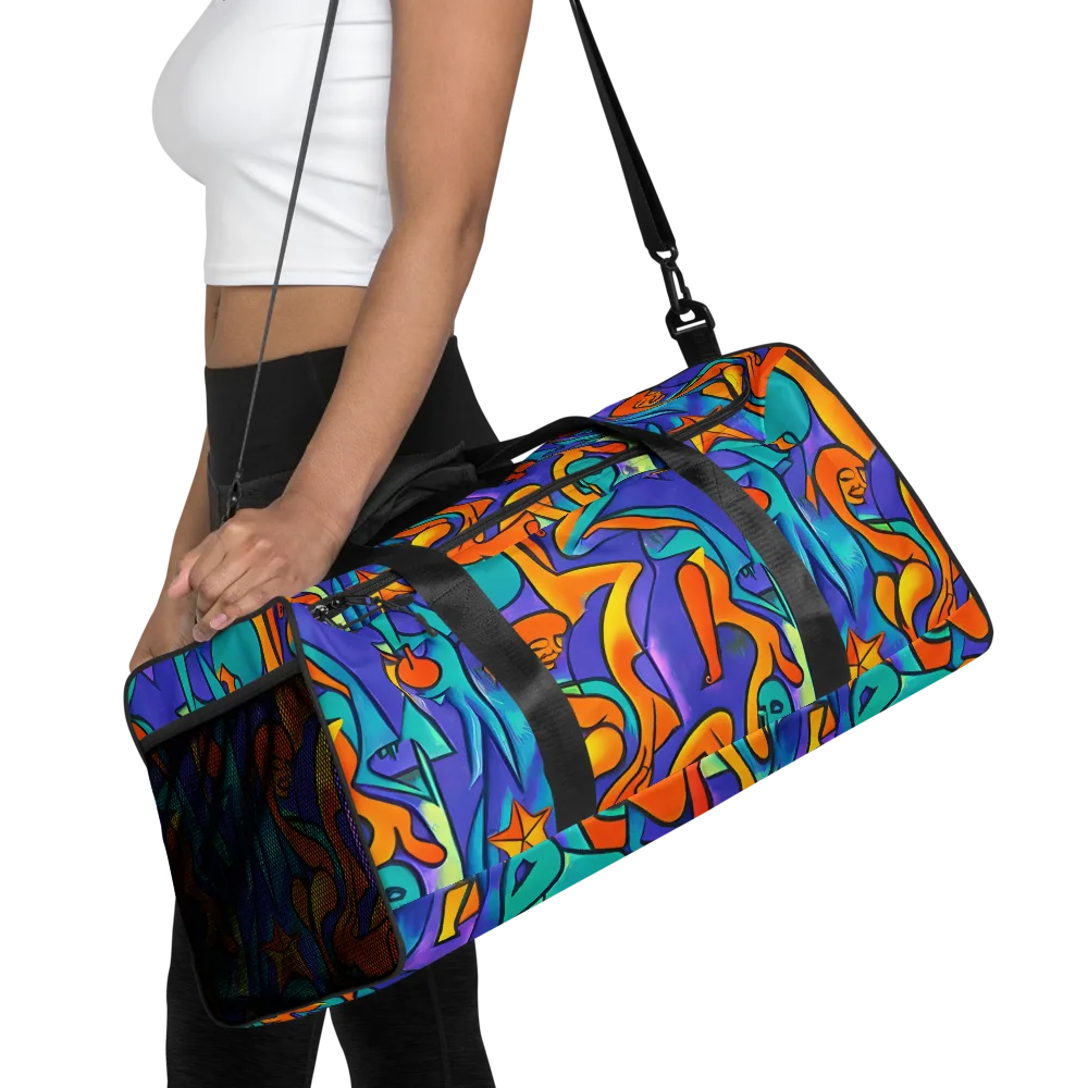 Surreal Movements on Duffle Bag — Front