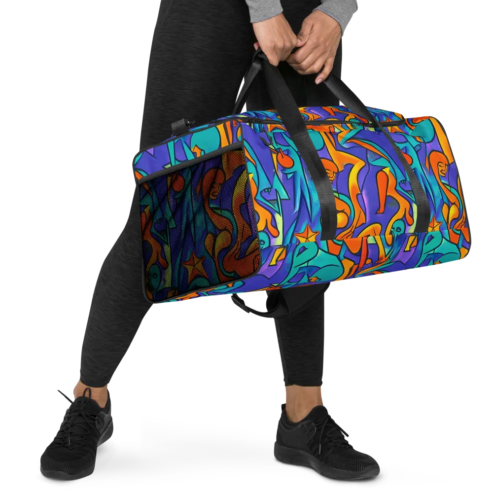 Surreal Movements on Duffle Bag — Right Front