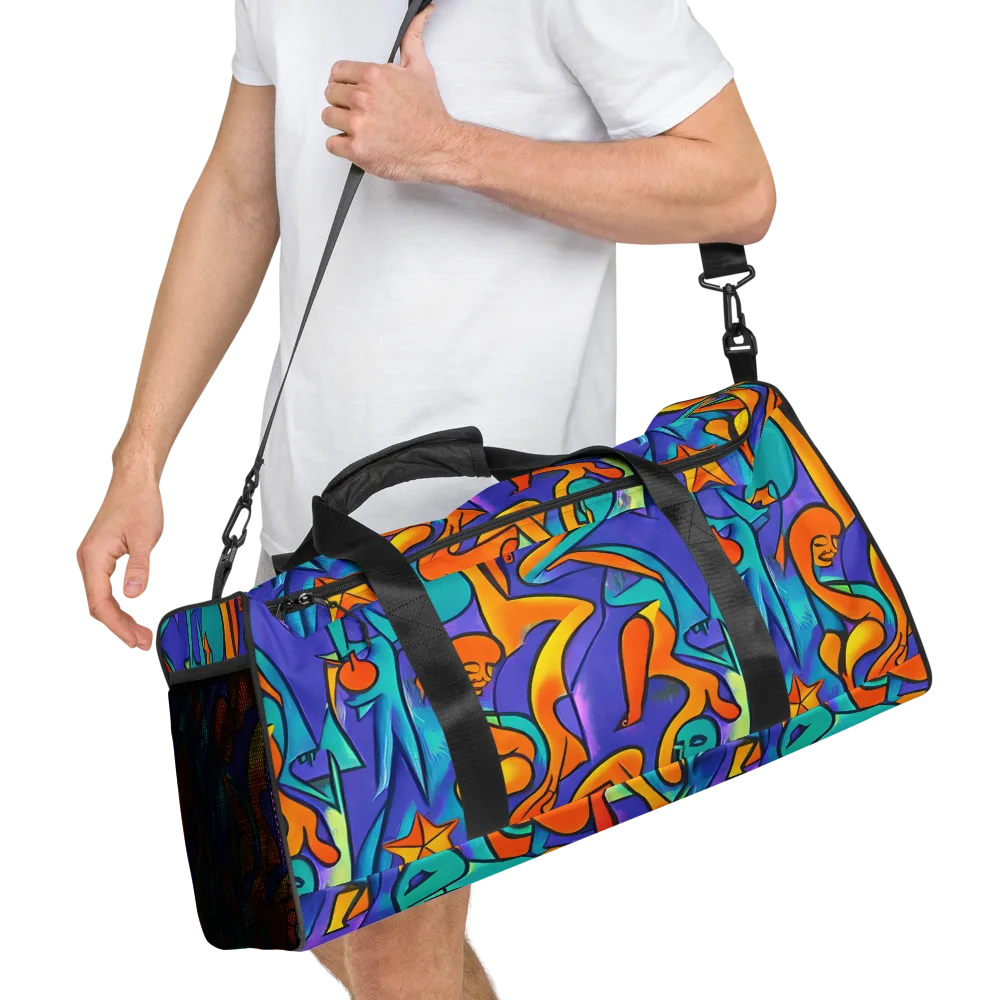 Surreal Movements on Duffle Bag — Right Front