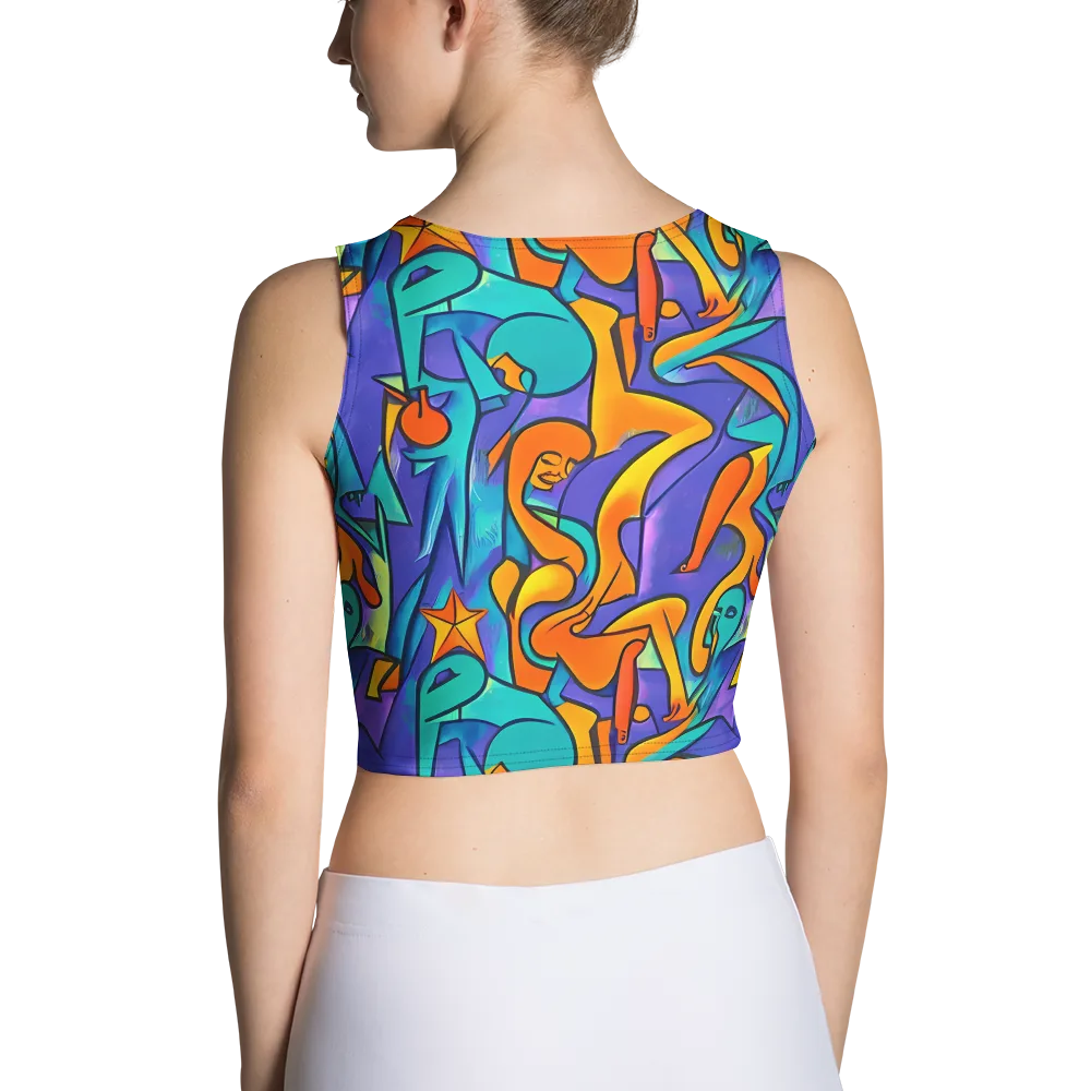 Surreal Movements on Crop Top — Back