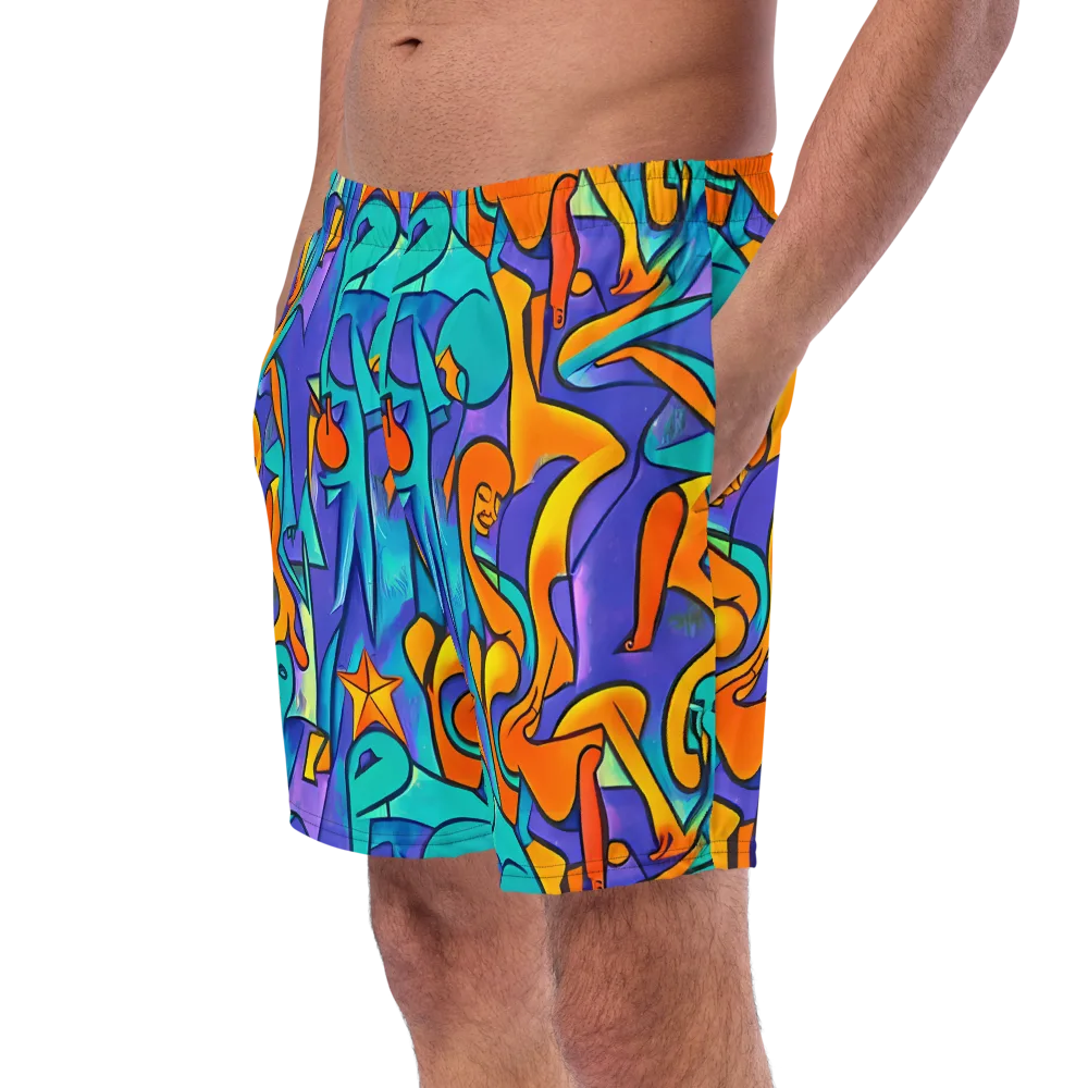 Surreal Movements on Swim Trunks — Left Front
