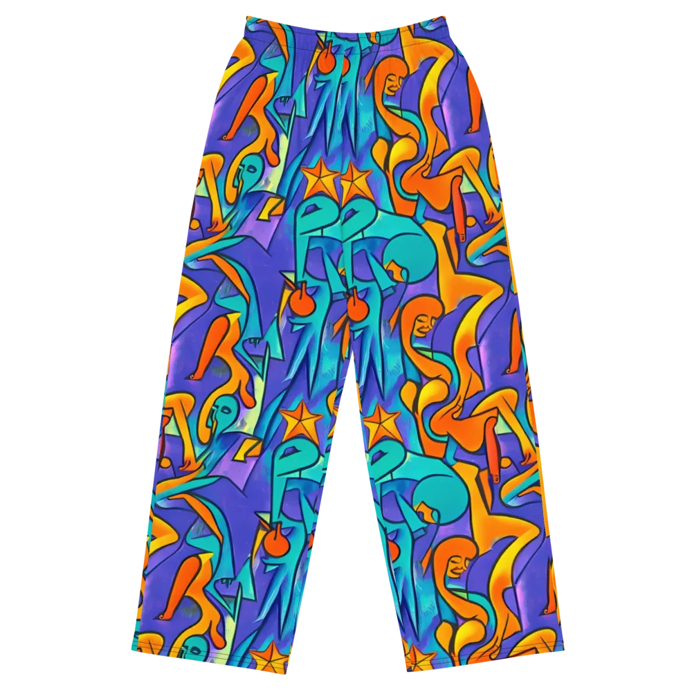 Surreal Movements on Wide-Leg Pants — Front