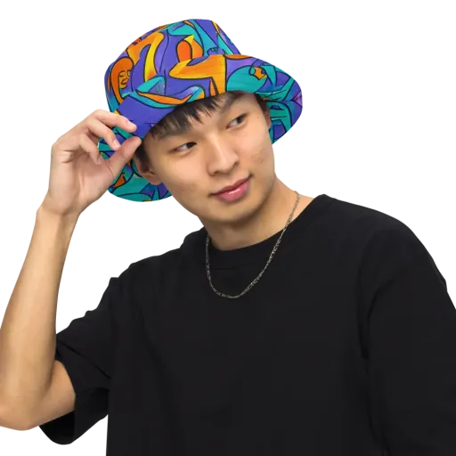 Surreal Movements on a Reversible Bucket Hat