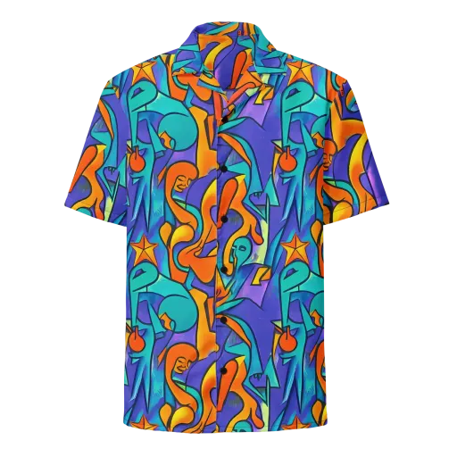 Surreal Movements on a Button Shirt