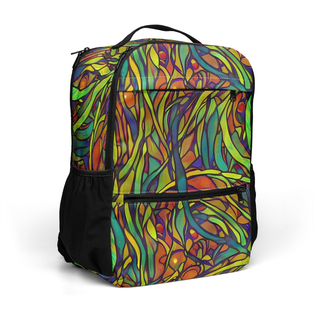 Cosmic Garden on Utility Backpack — Right Front
