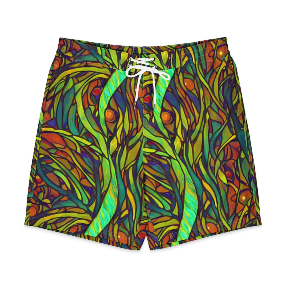 Cosmic Garden on Men's Board Shorts — Front