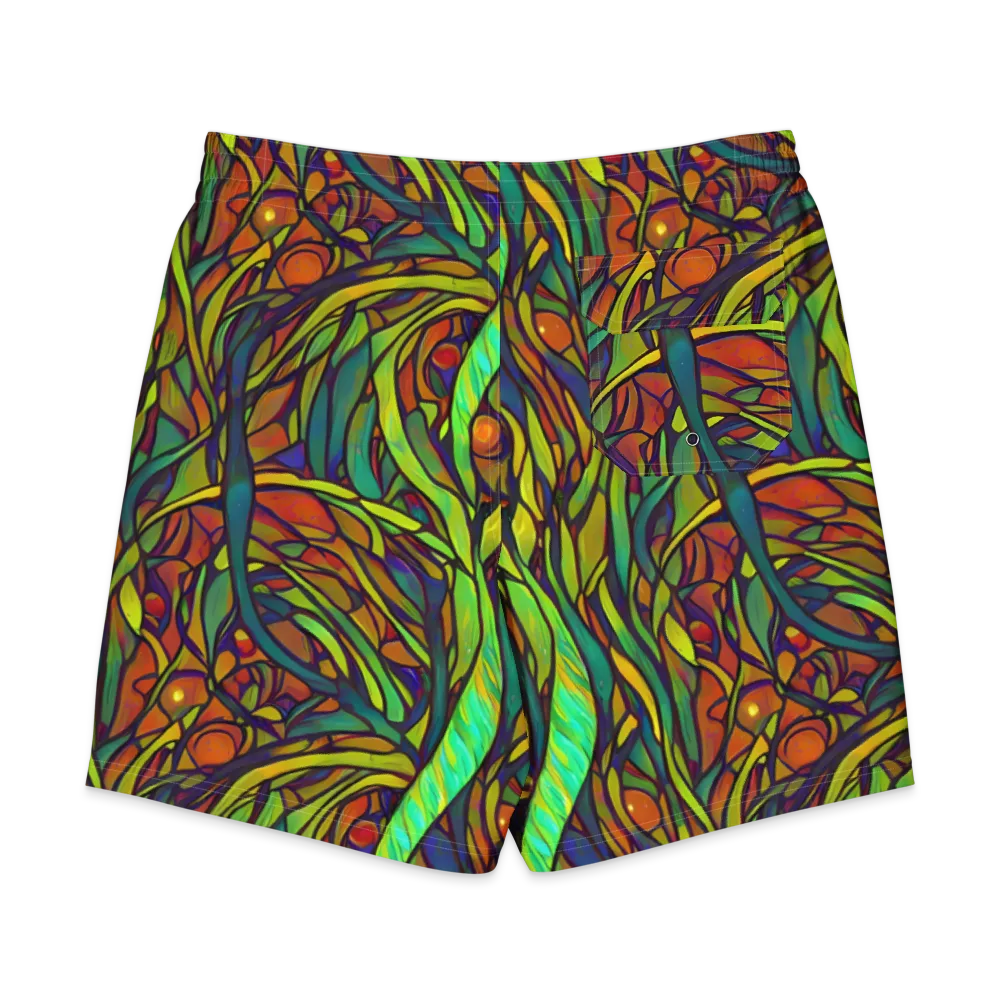 Cosmic Garden on Men's Board Shorts — Back