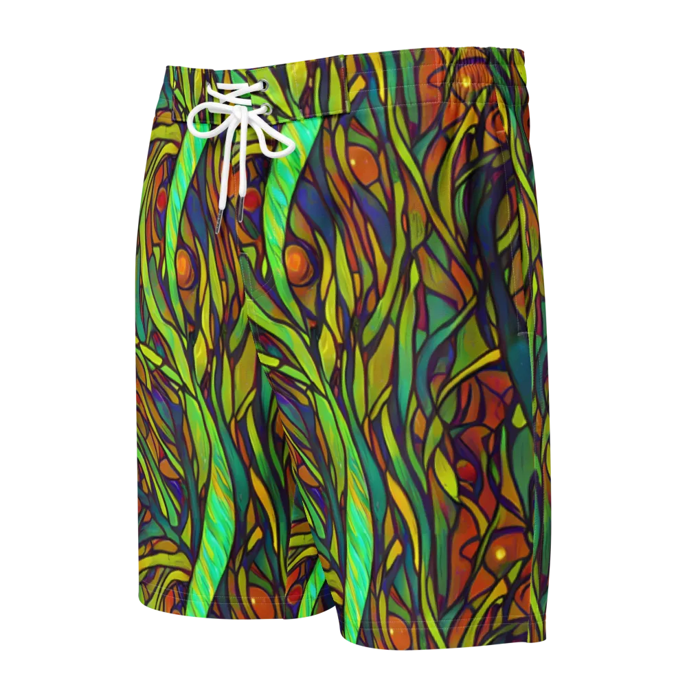 Cosmic Garden on Men's Board Shorts — Front