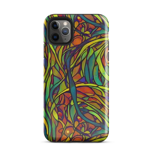 Cosmic Garden on a Tough Case for iPhone®
