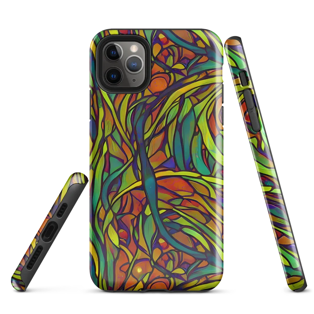 Cosmic Garden on Tough Case for iPhone® — Front