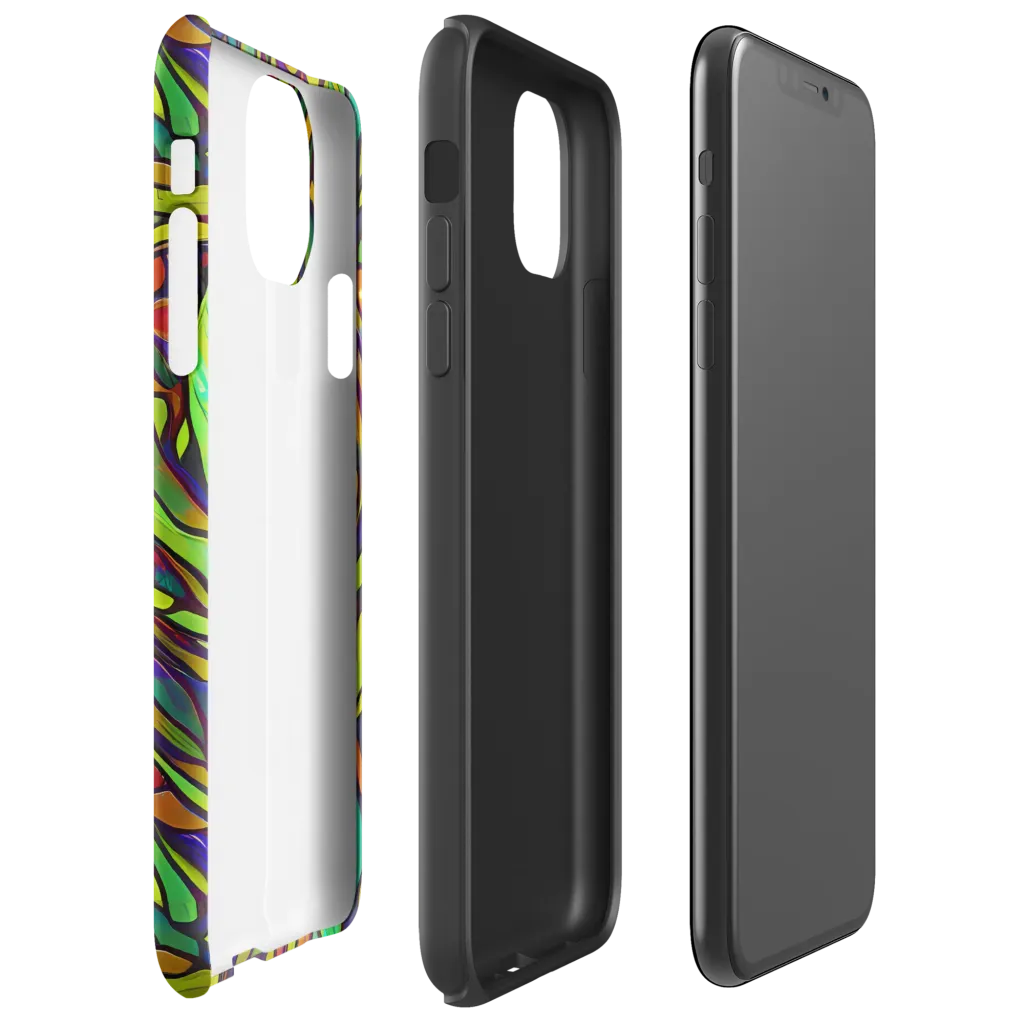 Cosmic Garden on Tough Case for iPhone® — Right