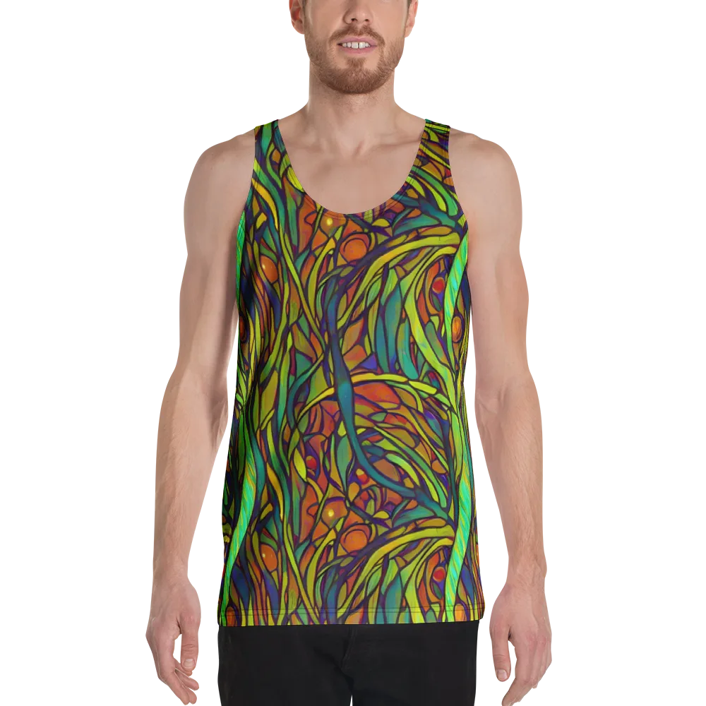 Cosmic Garden on Men's Tank Top — Front