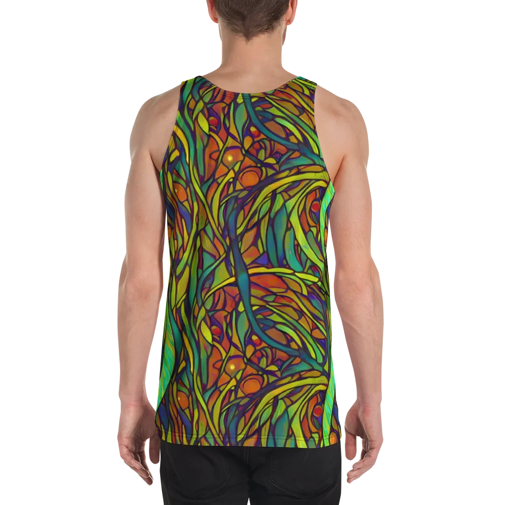 Cosmic Garden on Men's Tank Top — Back