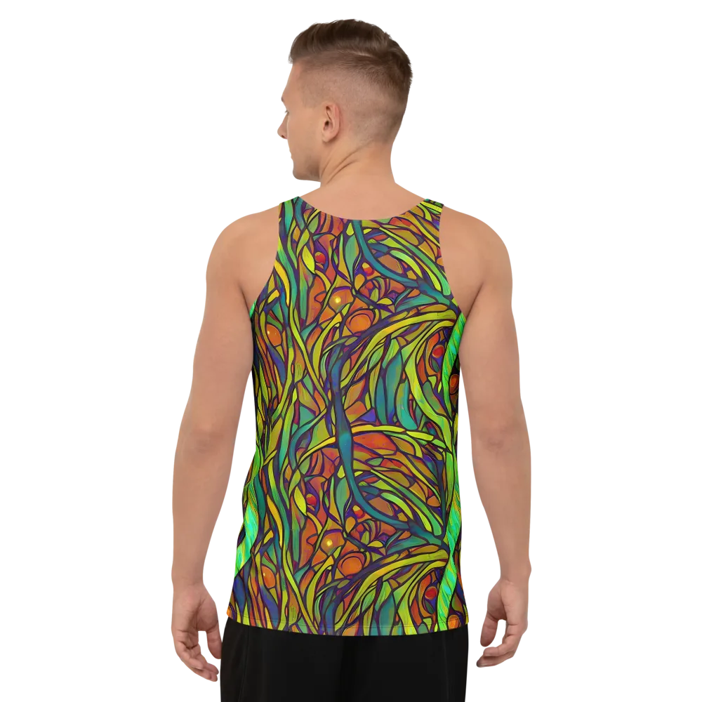 Cosmic Garden on Men's Tank Top — Back