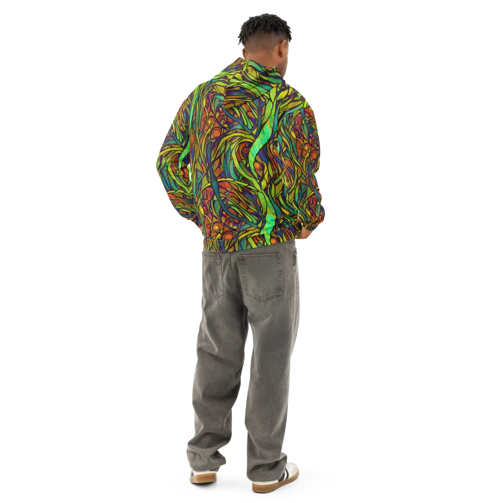 Cosmic Garden on Cotton Hoodie — Back