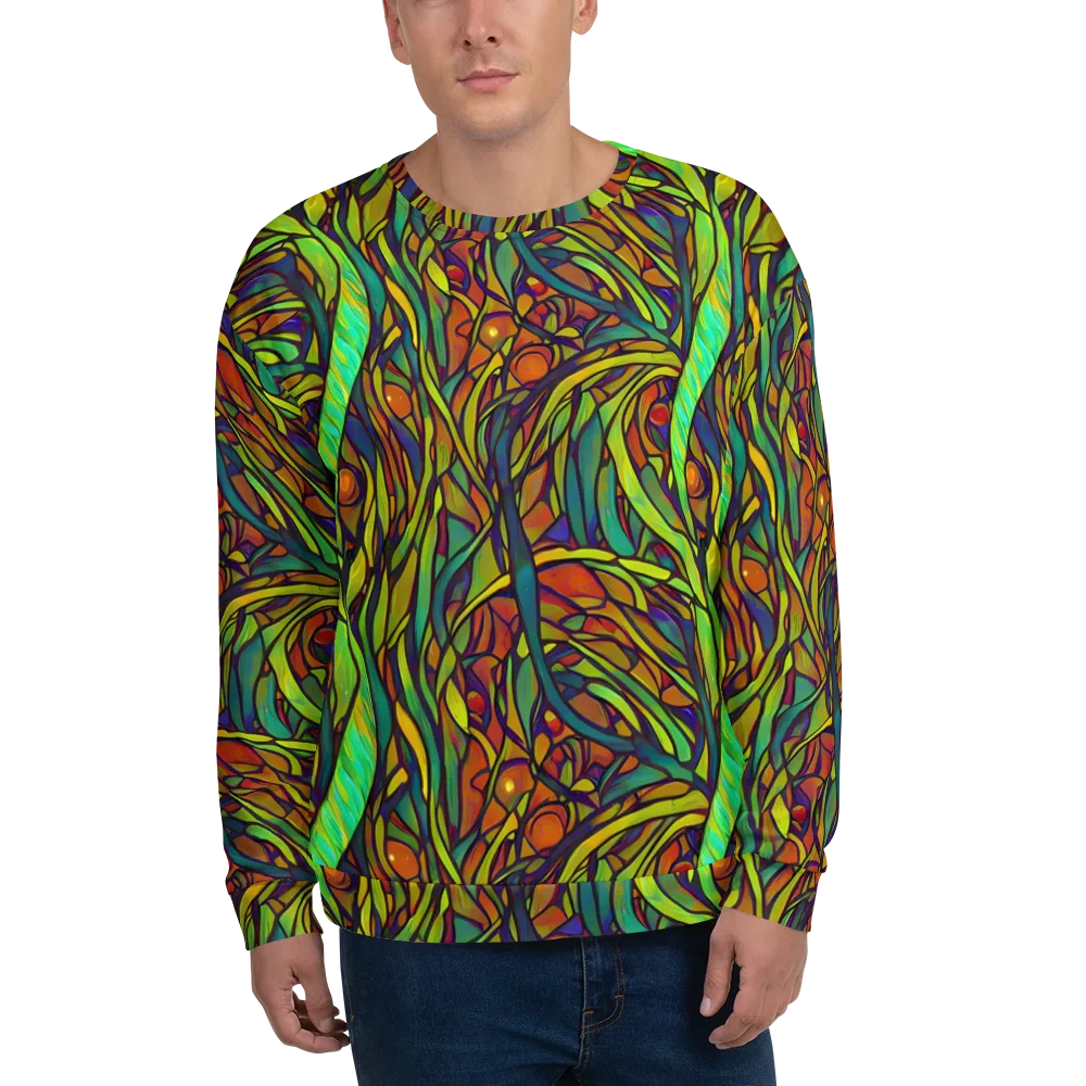 Cosmic Garden on Sweatshirt — Front