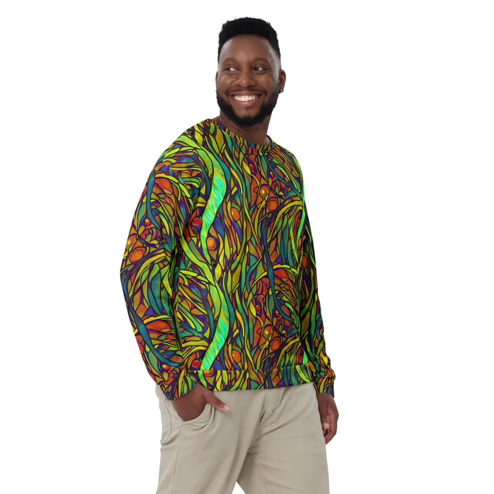 Cosmic Garden on Sweatshirt — Front