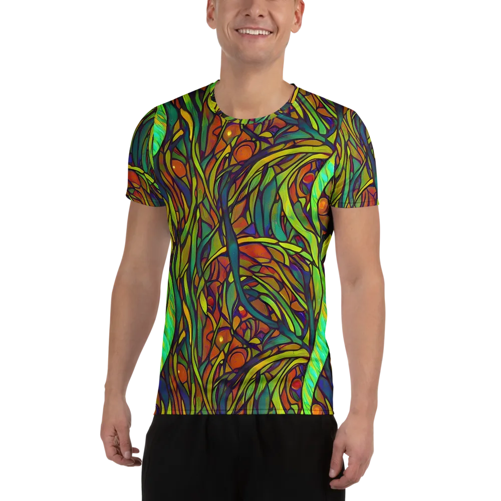 Cosmic Garden on Men's Athletic T-Shirt — Front