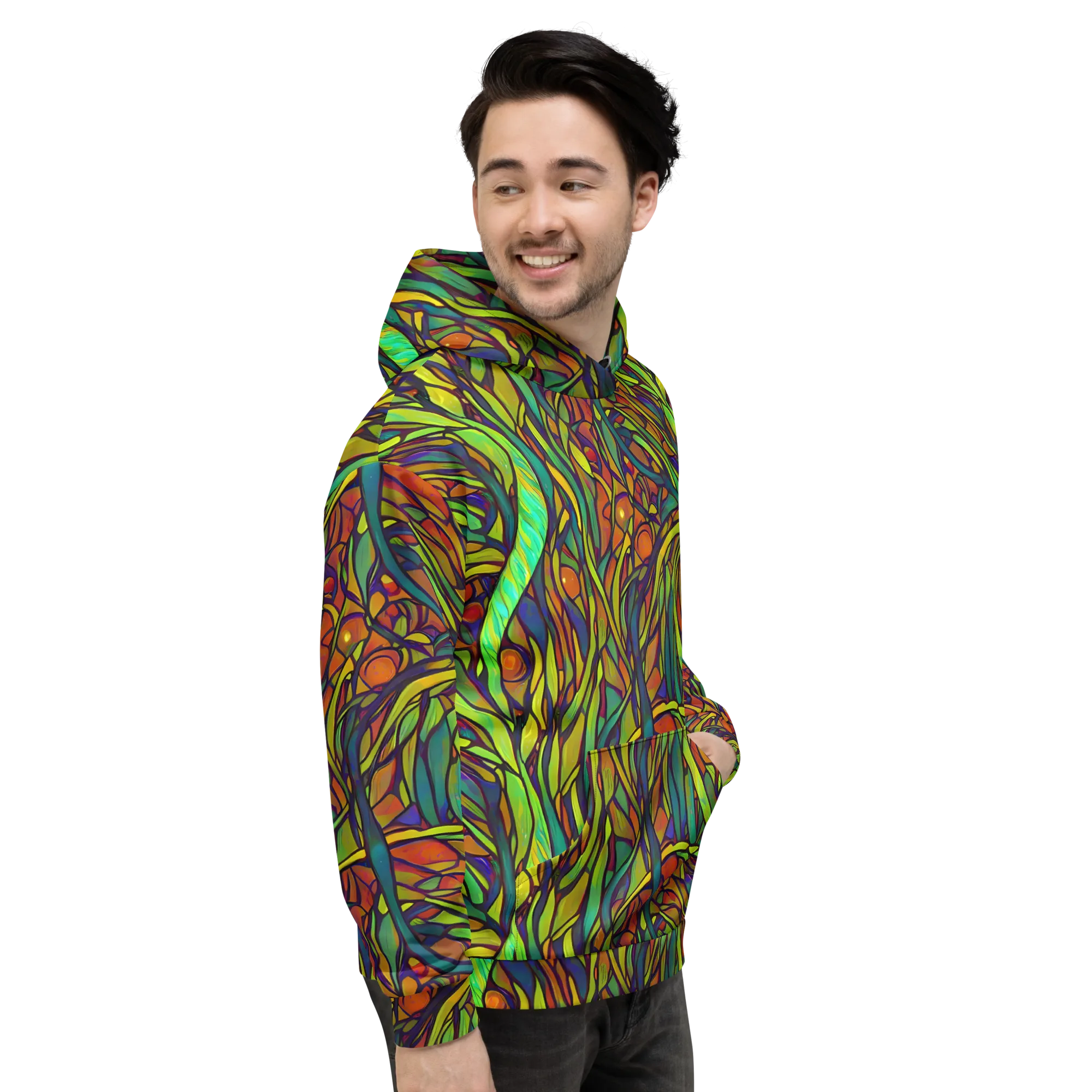 Cosmic Garden on Hoodie — Right