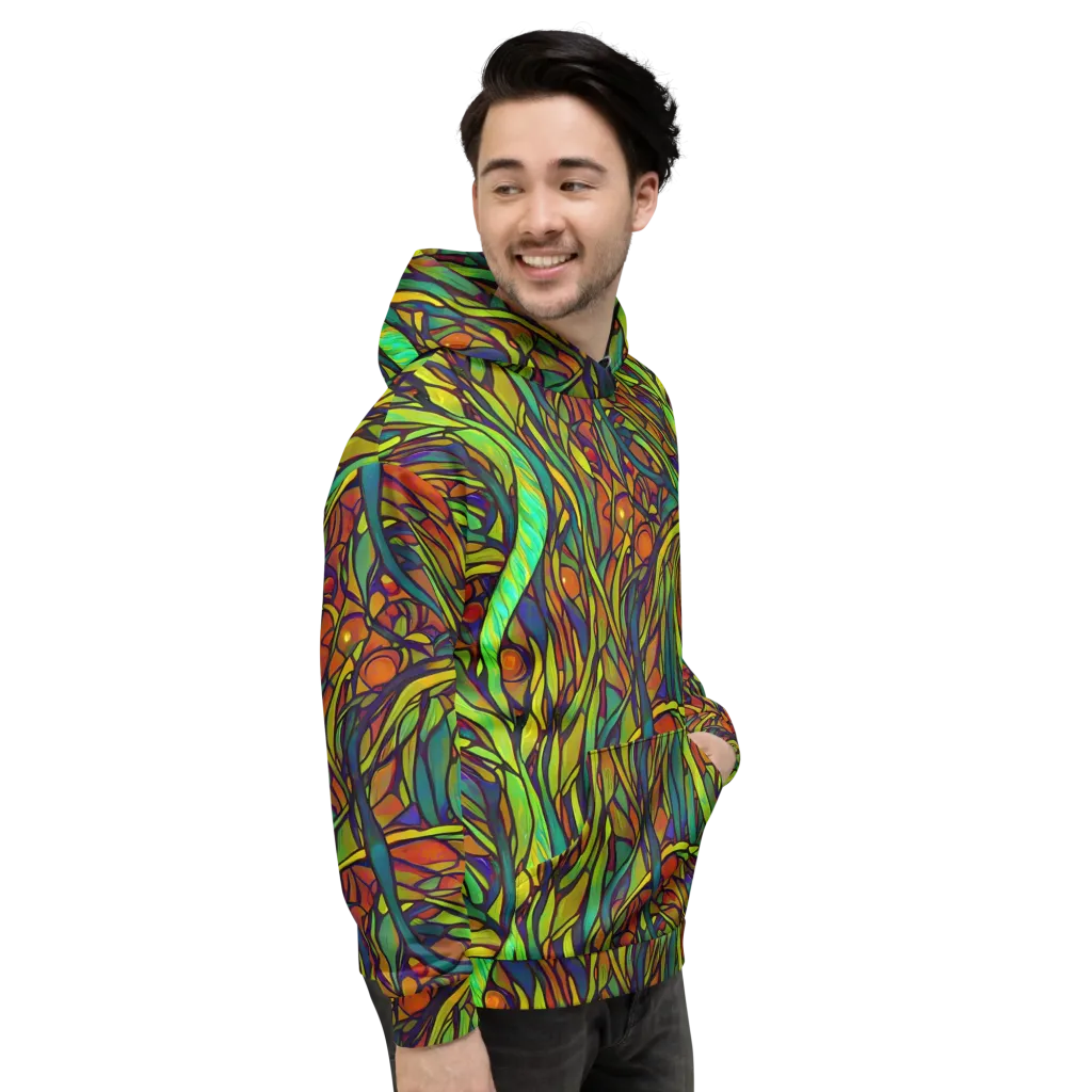 Cosmic Garden on Hoodie — Right
