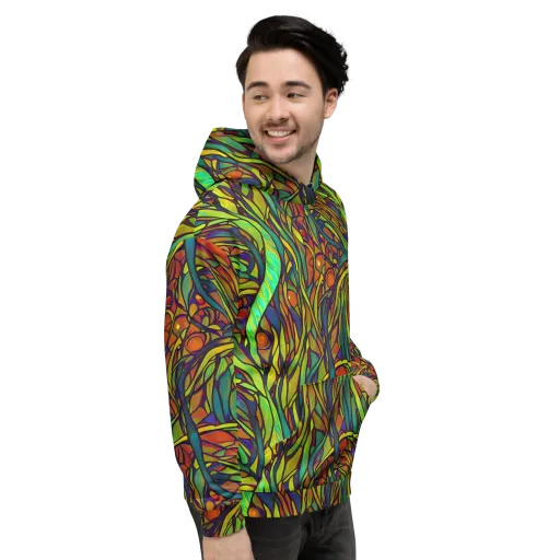 Cosmic Garden on a Hoodie
