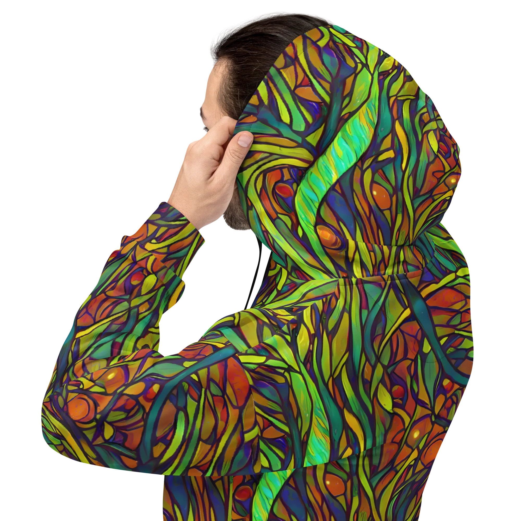 Cosmic Garden on Hoodie — Back
