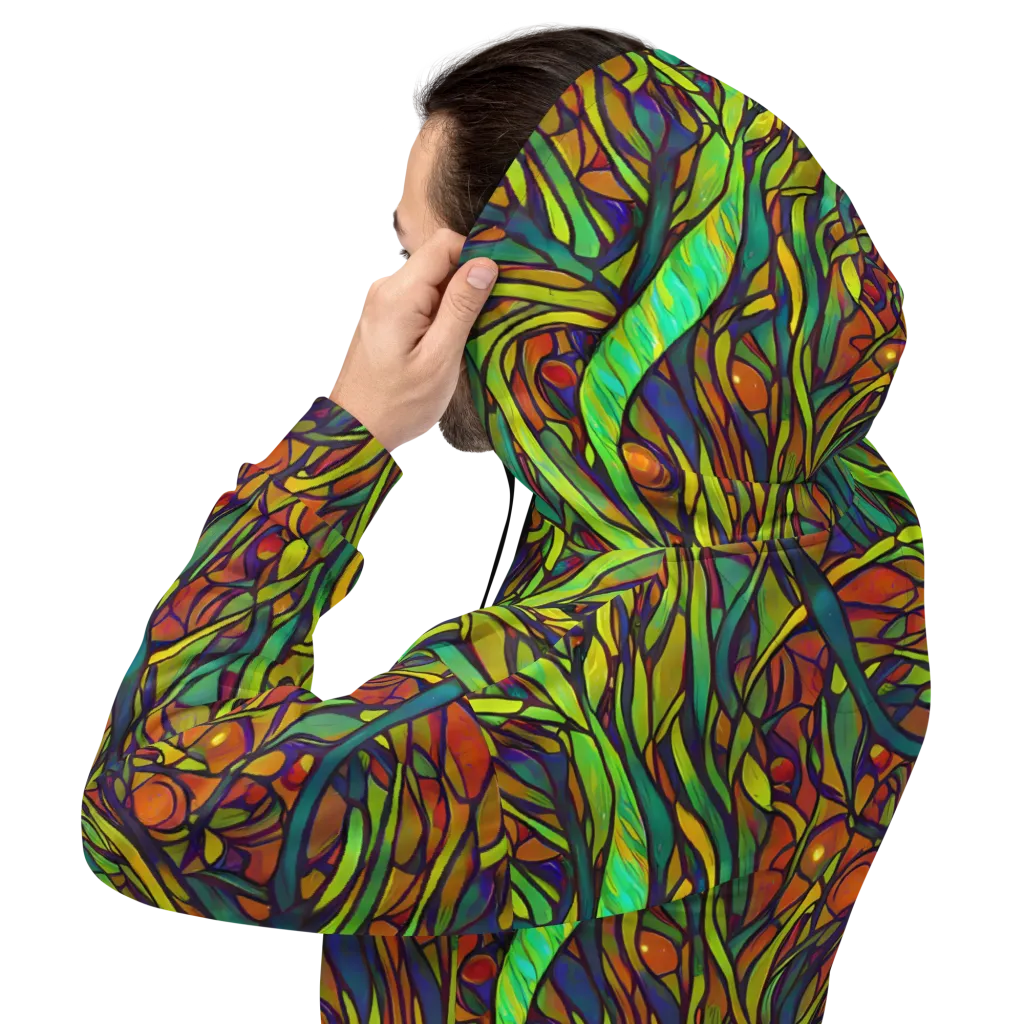 Cosmic Garden on Hoodie — Back