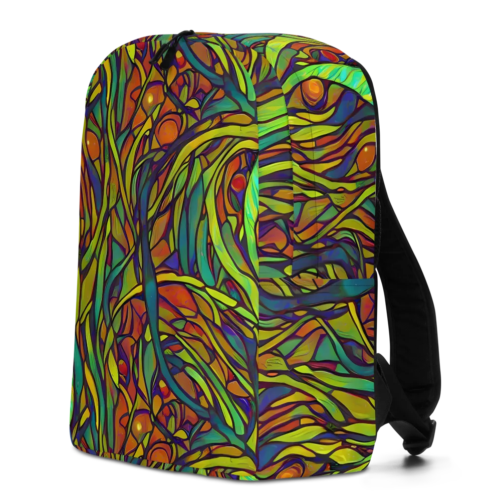 Cosmic Garden on Minimalist Backpack — Left