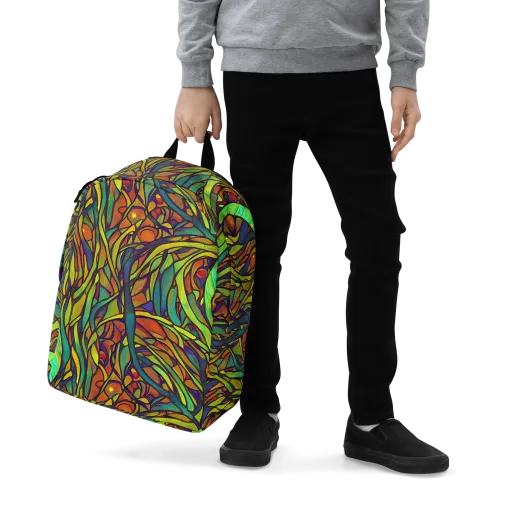 Cosmic Garden on a Minimalist Backpack