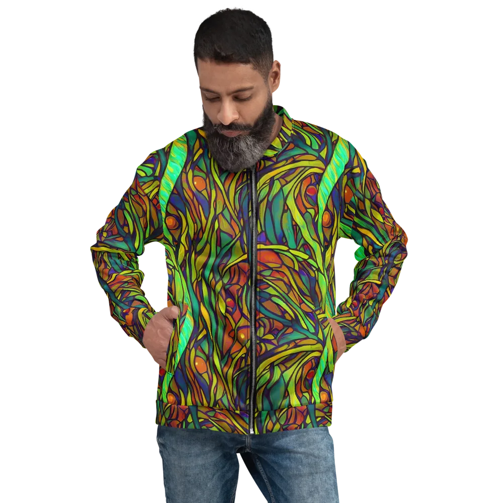 Cosmic Garden on Bomber Jacket — Front