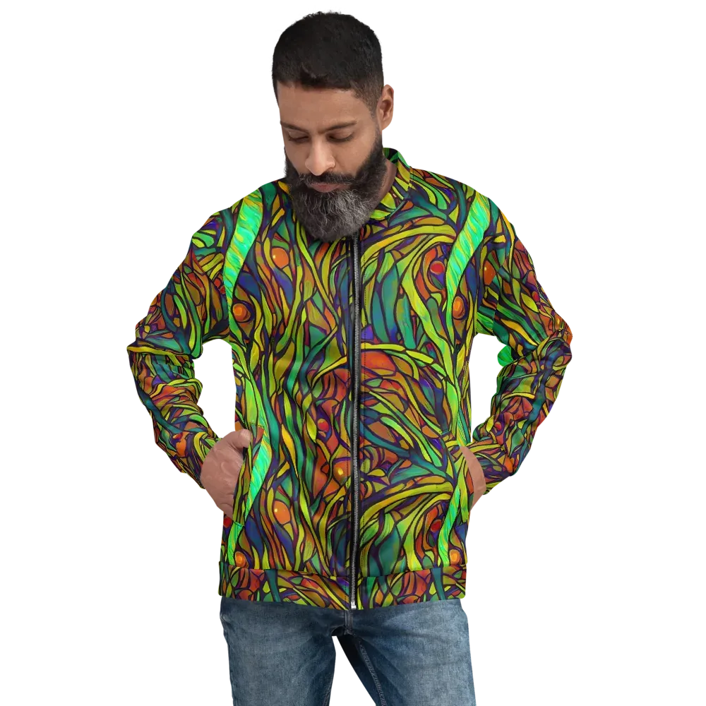 Cosmic Garden on Bomber Jacket — Front