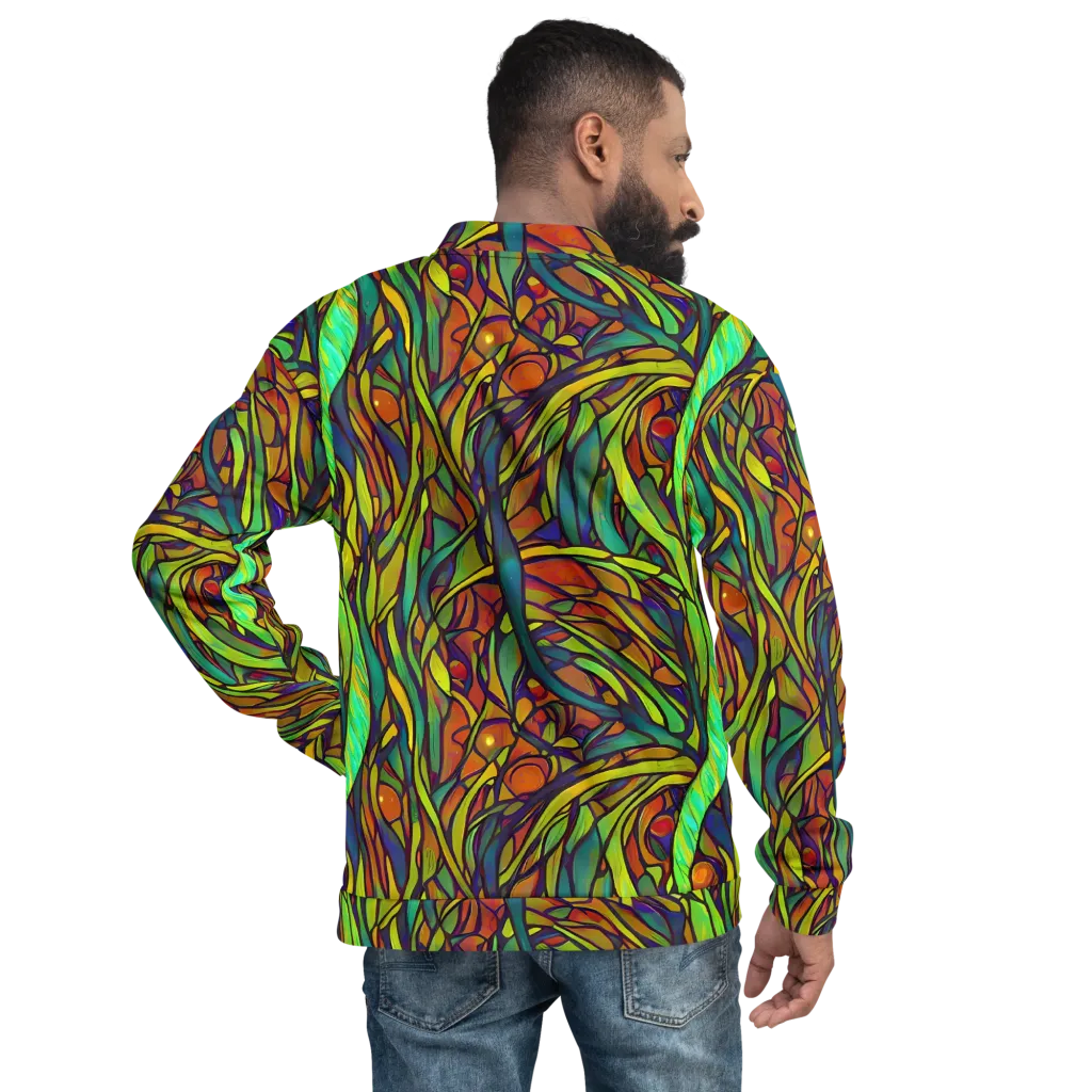 Cosmic Garden on Bomber Jacket — Back