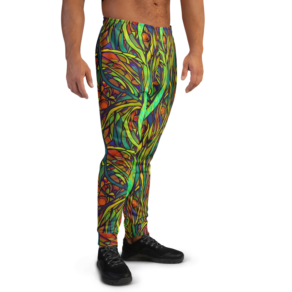 Cosmic Garden on Men's Joggers — Right